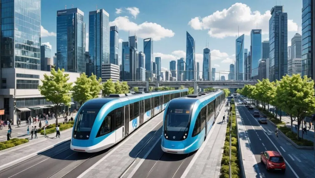 大阪世博未來公共交通街景藍圖/圖取自公共交通の技術情報集約プラットフォーム