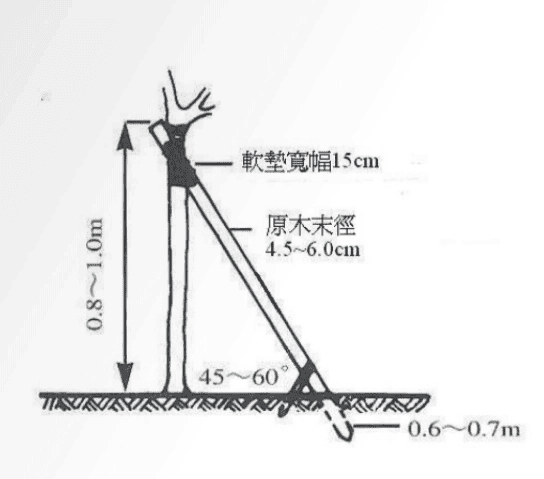 單柱斜立式固定支架/圖來自農業主題館