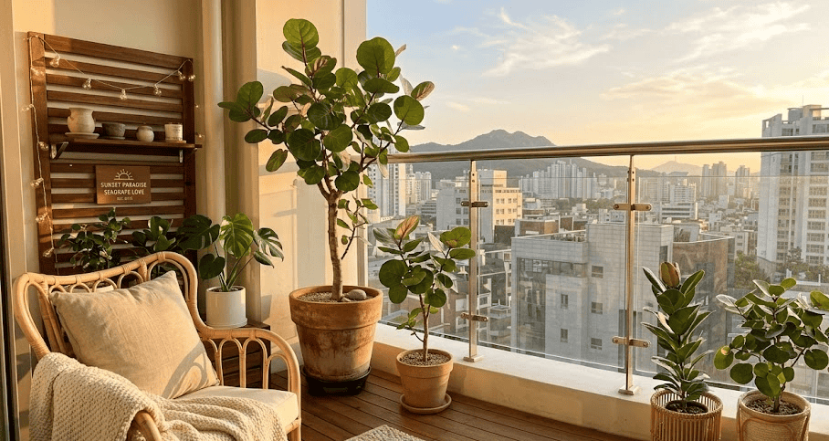 海葡萄因葉片渾圓飽滿如錢幣,也常在風水中被視為招財的「財位樹」。